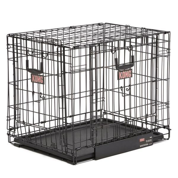 KONG® Space Saving Double-Door Pet Crate